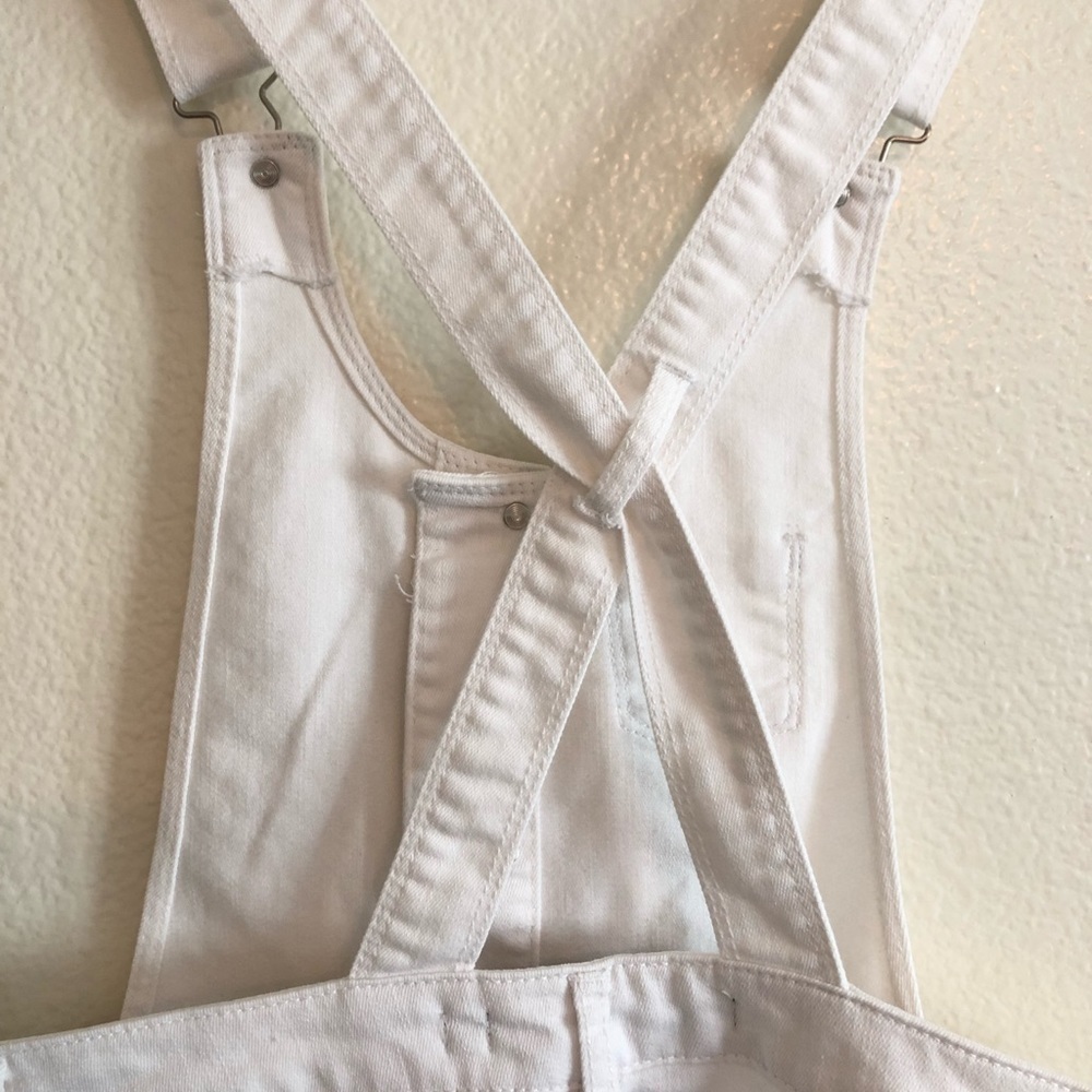 Tinseltown White Short Overalls - Picture 6 of 6